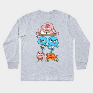 Watterson family Kids Long Sleeve T-Shirt